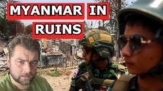 YouTube post by @historyofeverythingpodcast for Amnesty Italia. Caption reads: Is The Civil War in Myanmar Going to End? Full....