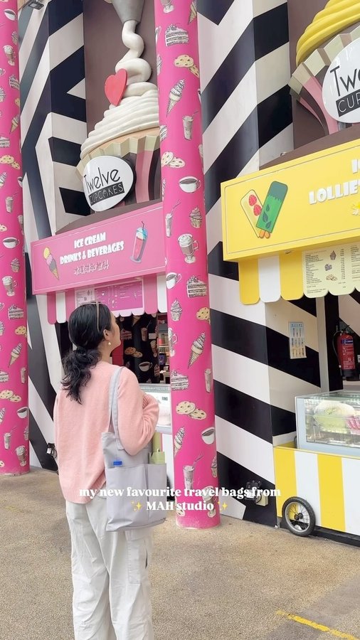 Instagram post by @chroniqled for MaH Official. Caption reads: i love that they’re waterproof and can fit lots of....