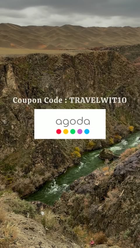 Instagram post by @travelwithyatisha for agoda. Caption reads: [...] hidden gems to must see attractions, the....