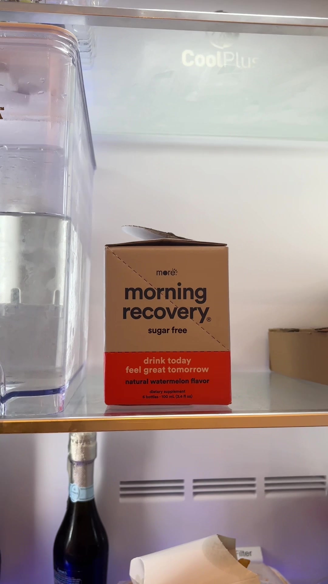 TikTok post by @ttorimitchell for More Labs. Caption reads: real mvp @morelabs #fyp #morelabs #recovery.