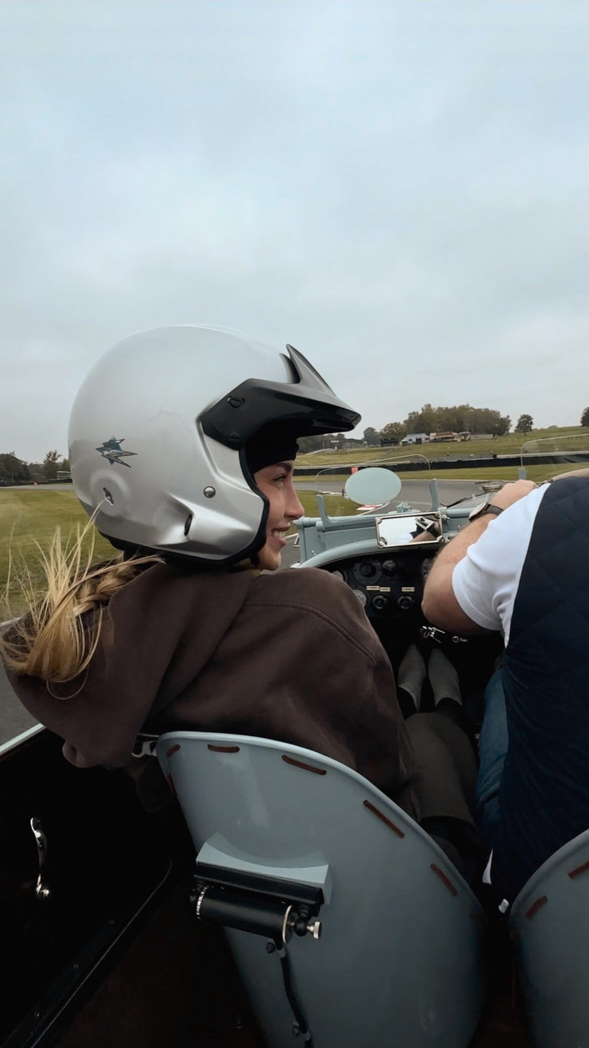 Instagram post by @hannaschoenwald for Bentley Motors. Caption reads: What I mean when I say I like outdoor activities!....