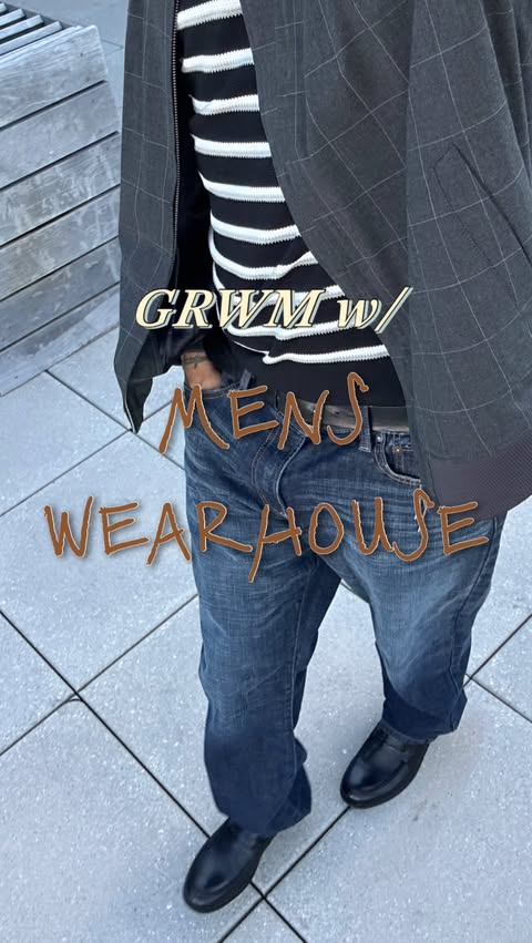 Instagram post by @mikemir.acco for Men’s Wearhouse. Caption reads: Men’s Wearhouse is the best place to shop for....