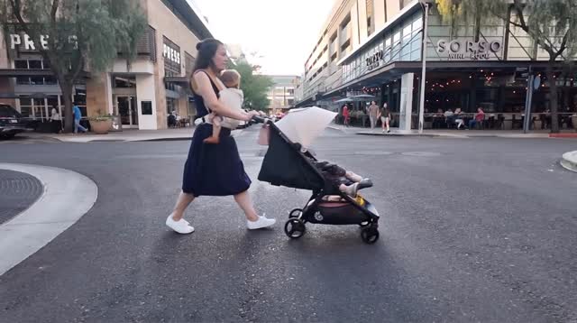 Instagram post by @the_stroller_mom for Ergobaby. Caption reads: The Ergo Metro 3 is one of my favorite travel....