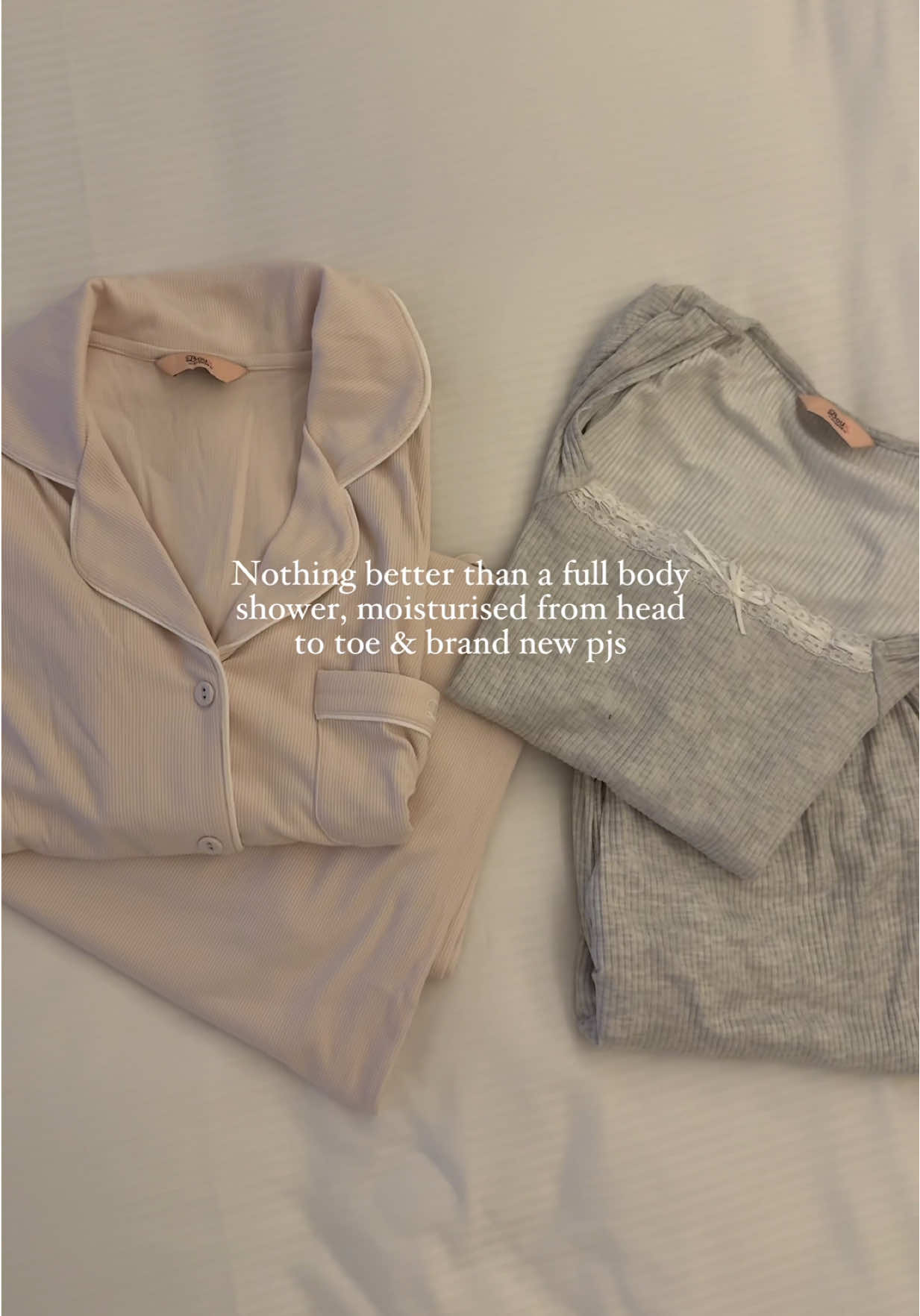 TikTok post by @zaraannec for Boux Avenue. Caption reads: The best pyjamas @Boux Avenue  #bouxavenue....
