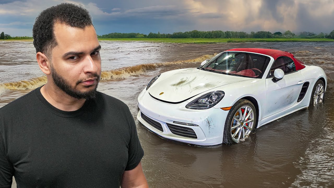 YouTube post by @2varish for BetterHelp. Caption reads: If I Can Fix This Flooded $80,000 Porsche, I Can....