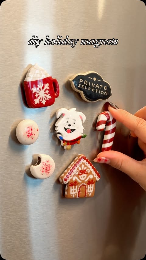 Instagram post by @tinalemac for Kroger. Caption reads: Coming through with the cutest magnets inspired by....