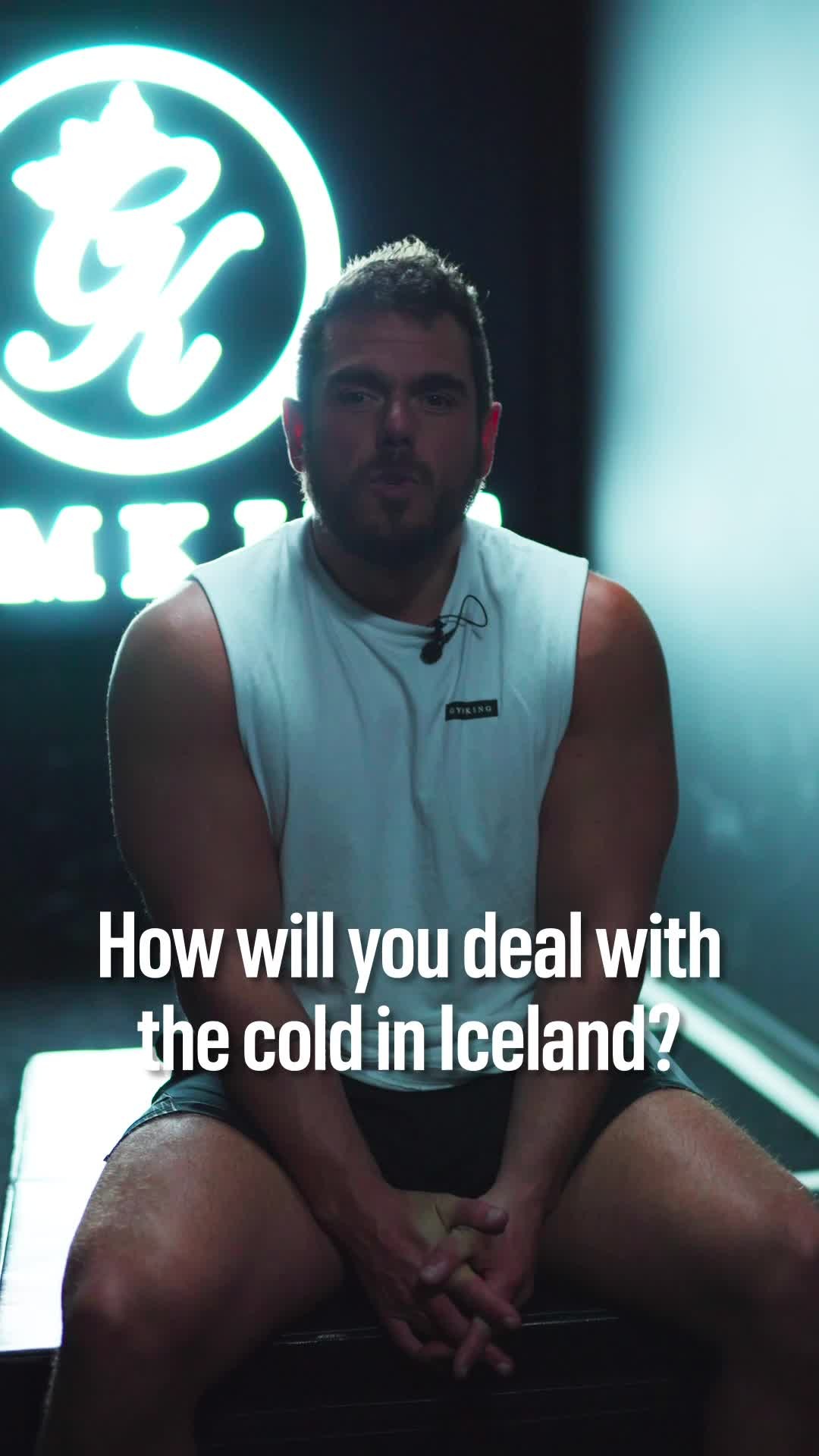 Instagram post by @rossedgley for Gym King. Caption reads: Sub-zero seas. Extreme conditions. How does....