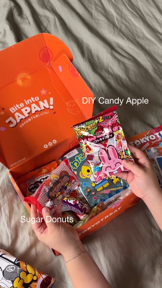 Instagram post by @tooshietrash for Tokyotreat. Caption reads: If you were to choose your fav snack, would it be....