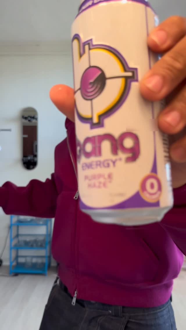 Instagram post by @_txyy for Bang Energy. Caption reads: Started in sweats, cracked a can of @bangenergy,....