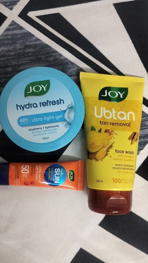 Instagram post by @explorewithgulli.mishtu for Joy Personal Care. Caption reads: Comment “GLOW” for direct links in your DMs • Use....