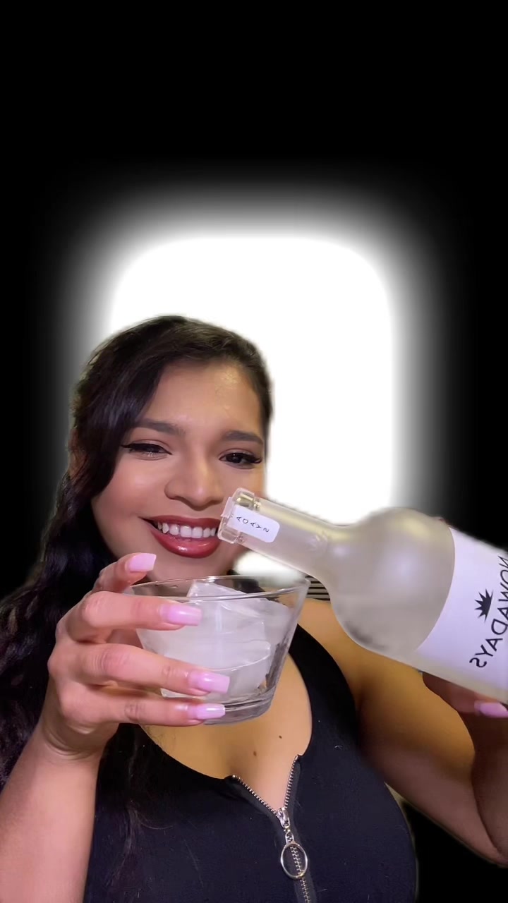 TikTok post by @angelesfrancoo for NOWADAYS. Caption reads: [...] !!!! Brb a little obsessed with @DRINK....