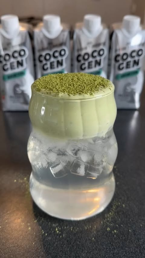 Instagram post by @thegoodddoctor for Tropeaka. Caption reads: Hydrate, recharge, repeat 💧✨ @drinkcocogen....