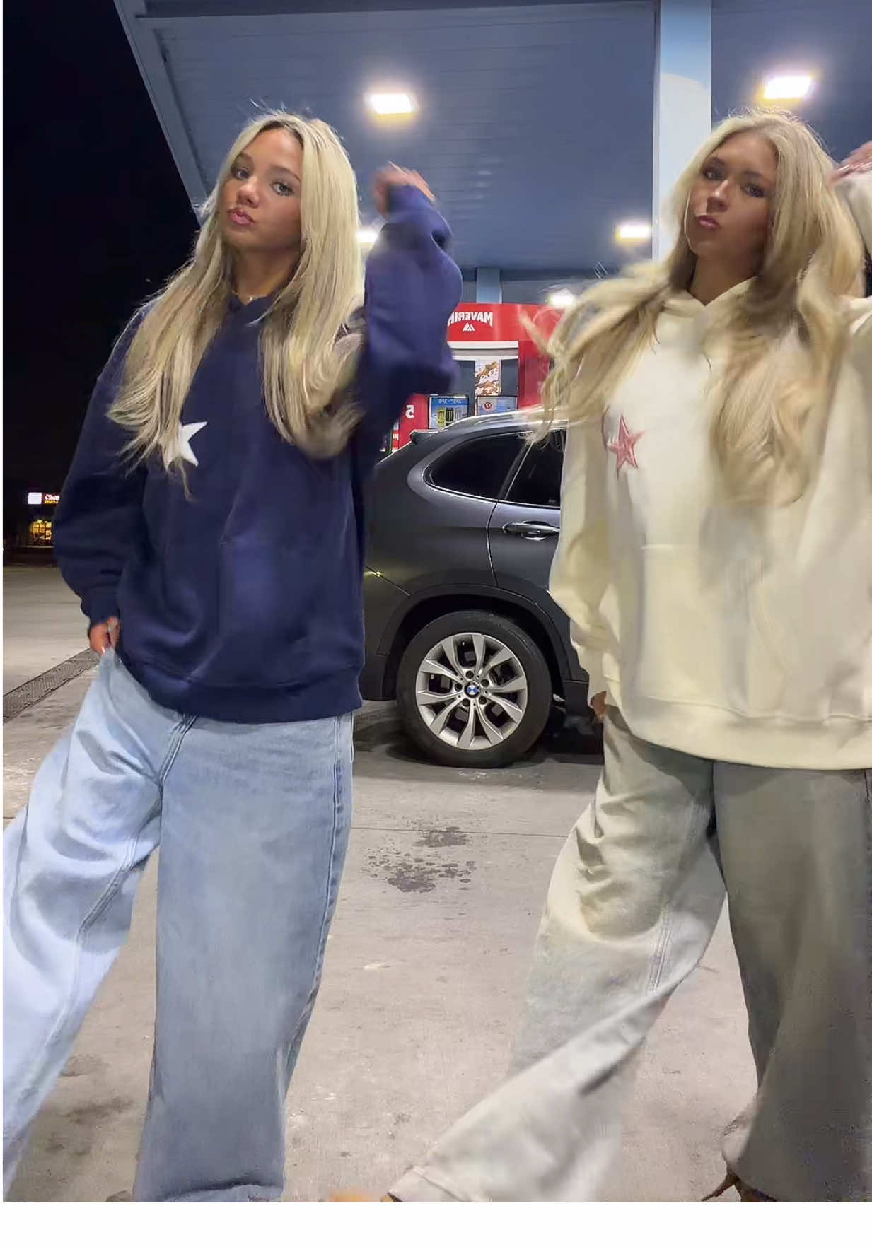 TikTok post by @belle_fits for Aelfric Eden. Caption reads: twin @maybe_rayn hoodies: @aelfriceden_official....
