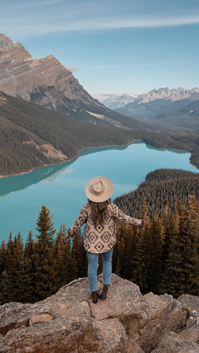 Instagram post by @alicia_haque for Travel Alberta. Caption reads: [...] #epictravels #banffalberta #travelalberta....