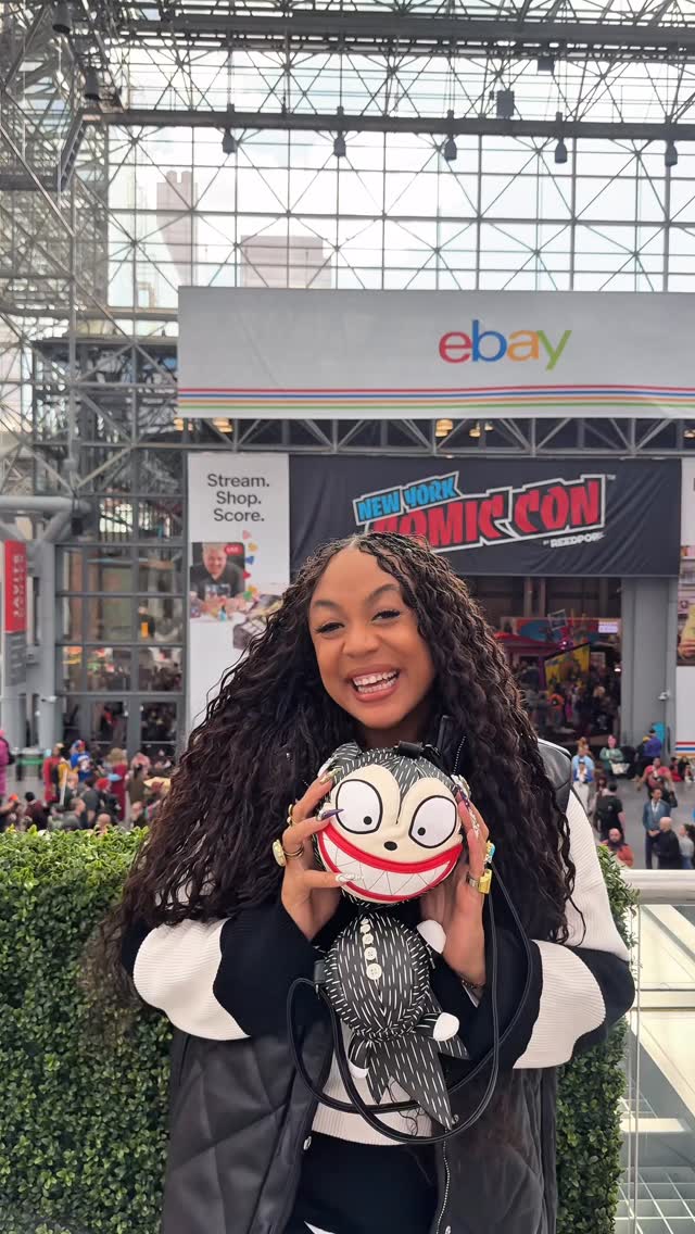 Instagram post by @kaishacreates for loungefly. Caption reads: Vampire Teddy is LIVINGGGGGG at New York ComicCon....