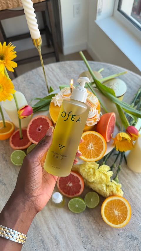 Instagram post by @enigivensunday for OSEA. Caption reads: [...] like a good enough reason to celebrate....