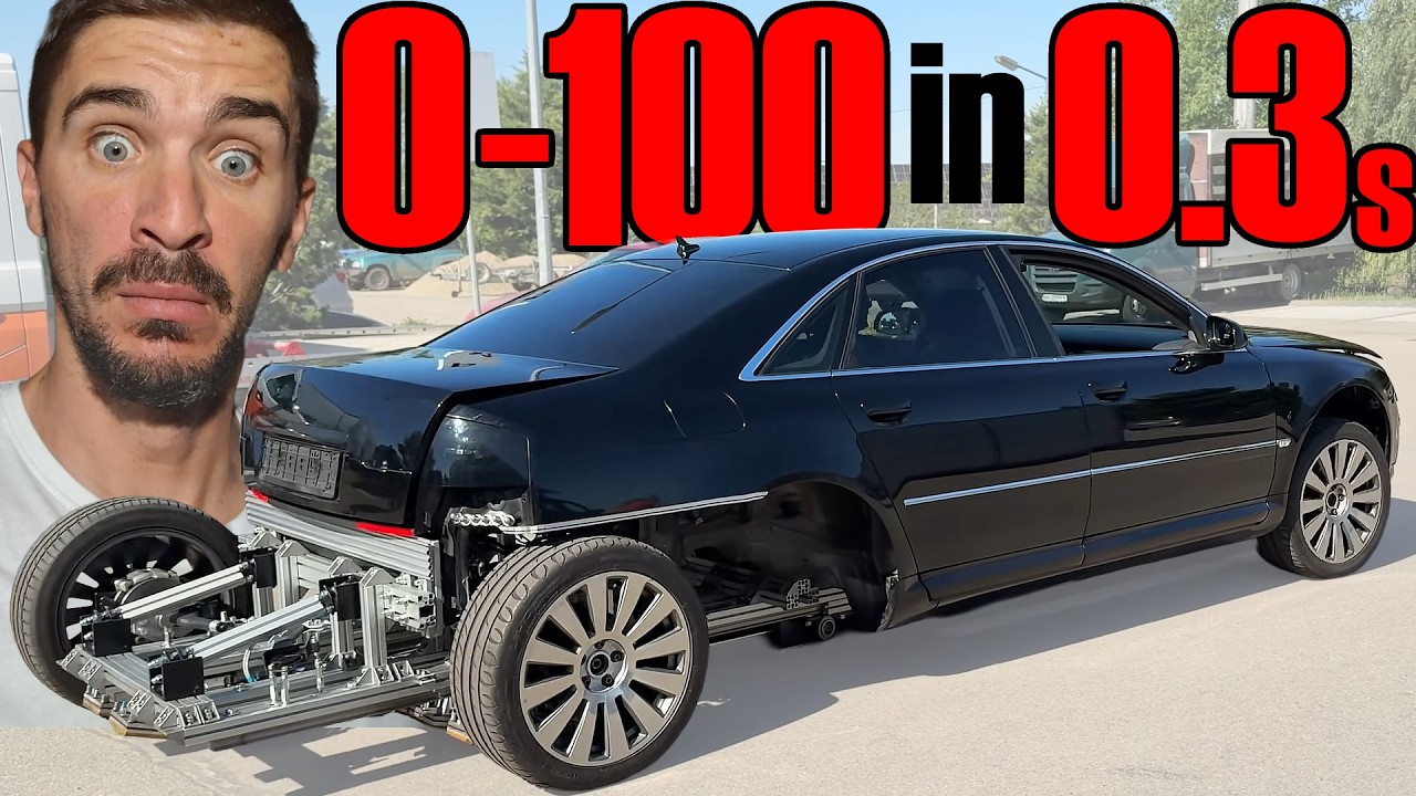 YouTube post by @d4a for Fashion Force Finds. Caption reads: No Engine. No Batteries. Just Crazy Romanian....