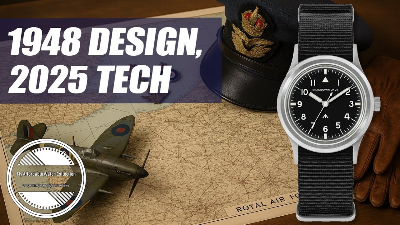 YouTube post by @MyAffordableWatchCollection for Treehut. Caption reads: [...] Watch Club: Get 5% off using code:MAWC5....