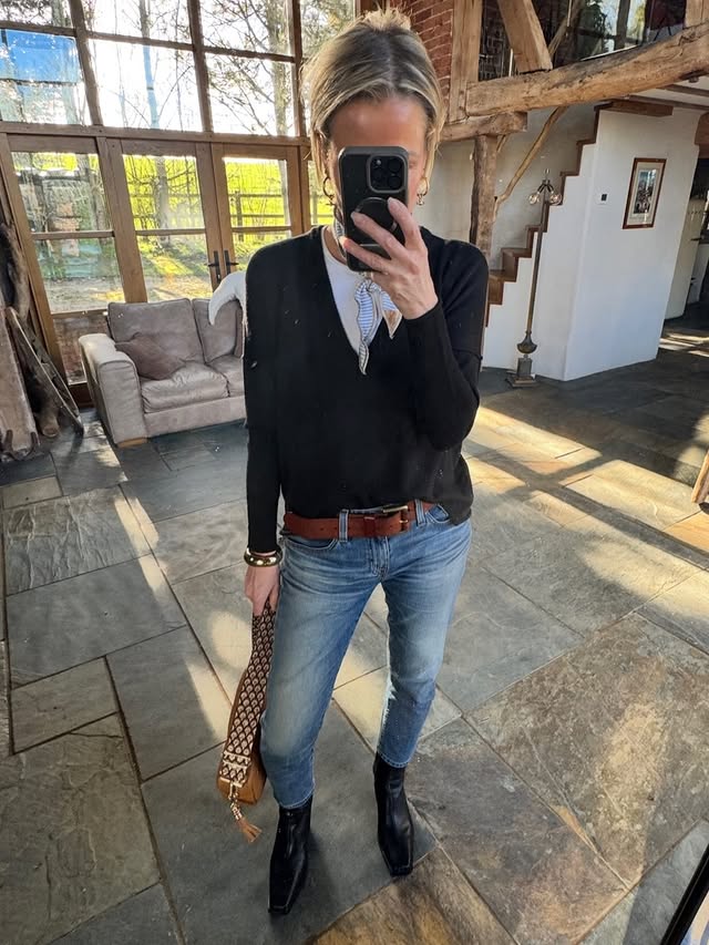 Instagram post by @instyle_helen for Pom Pom London. Caption reads: [...] @ralphlauren Boots @coastfashion Bag....