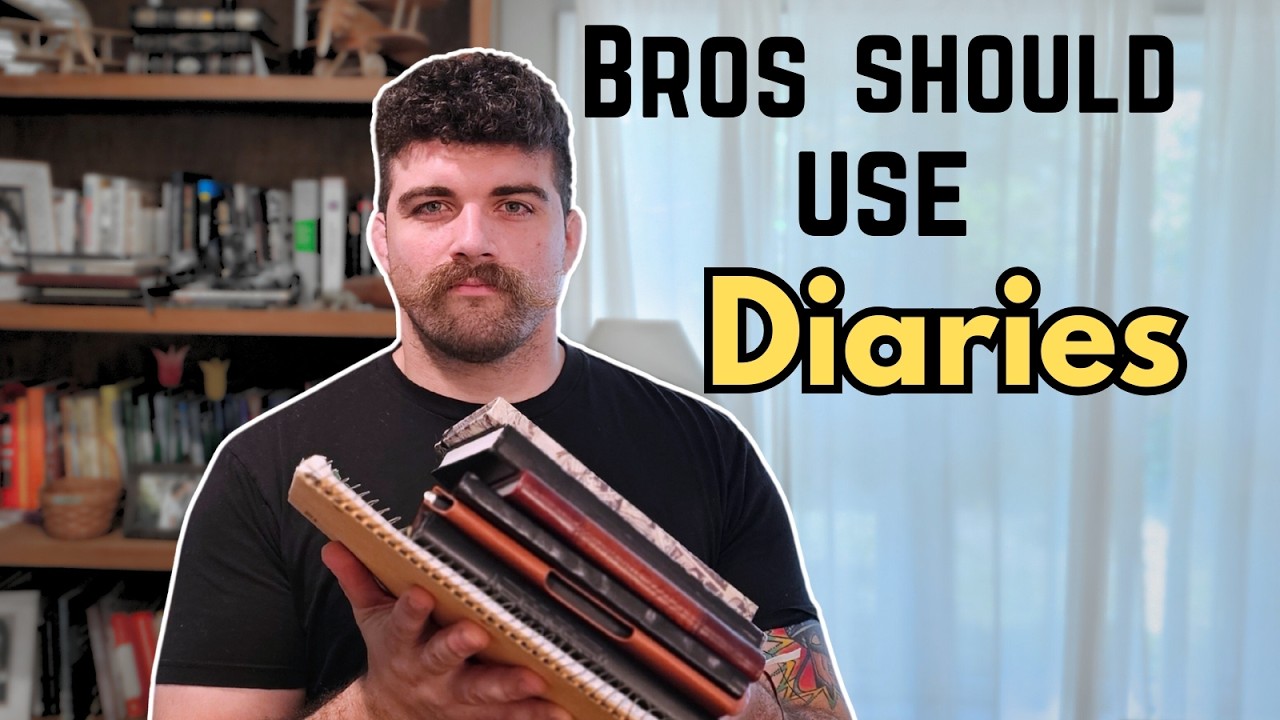 YouTube post by @ParkerNotes for Lochby. Caption reads: Diaries Are for Dudes Too..
