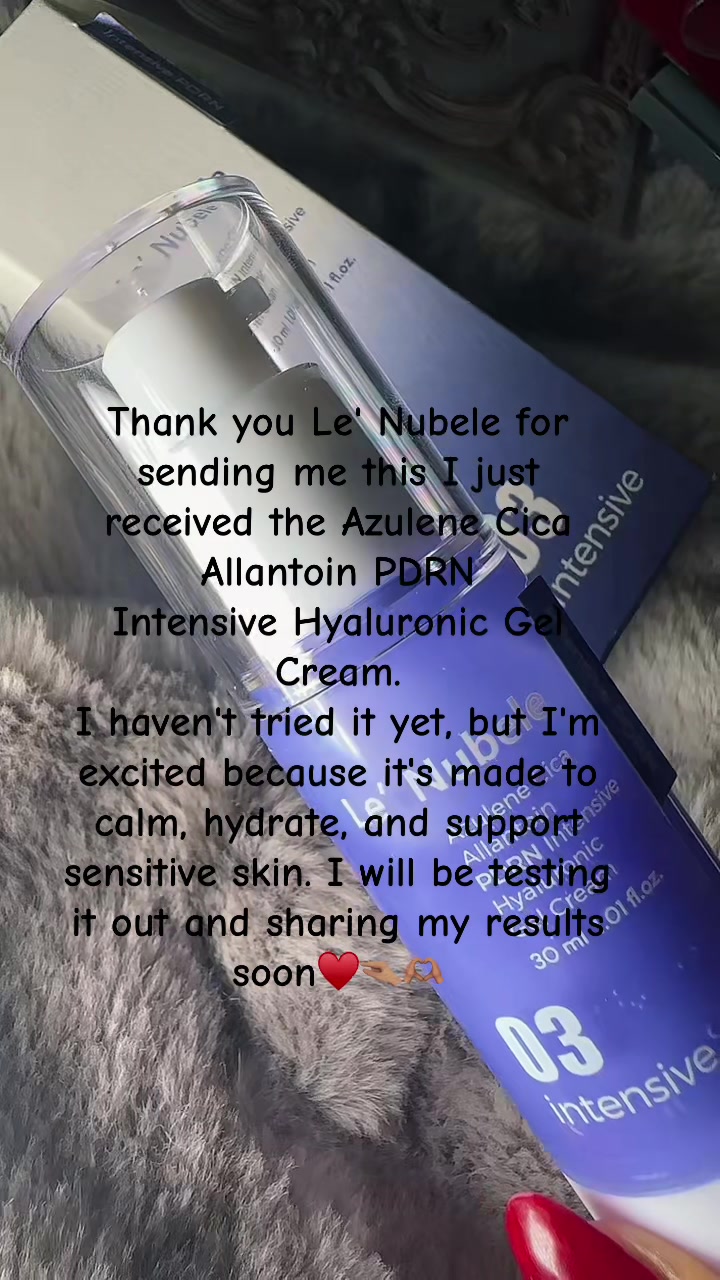 TikTok post by @neha_2193 for Lenubele. Caption reads: Thank you @Le Nubele US 💖💖 #skincare....
