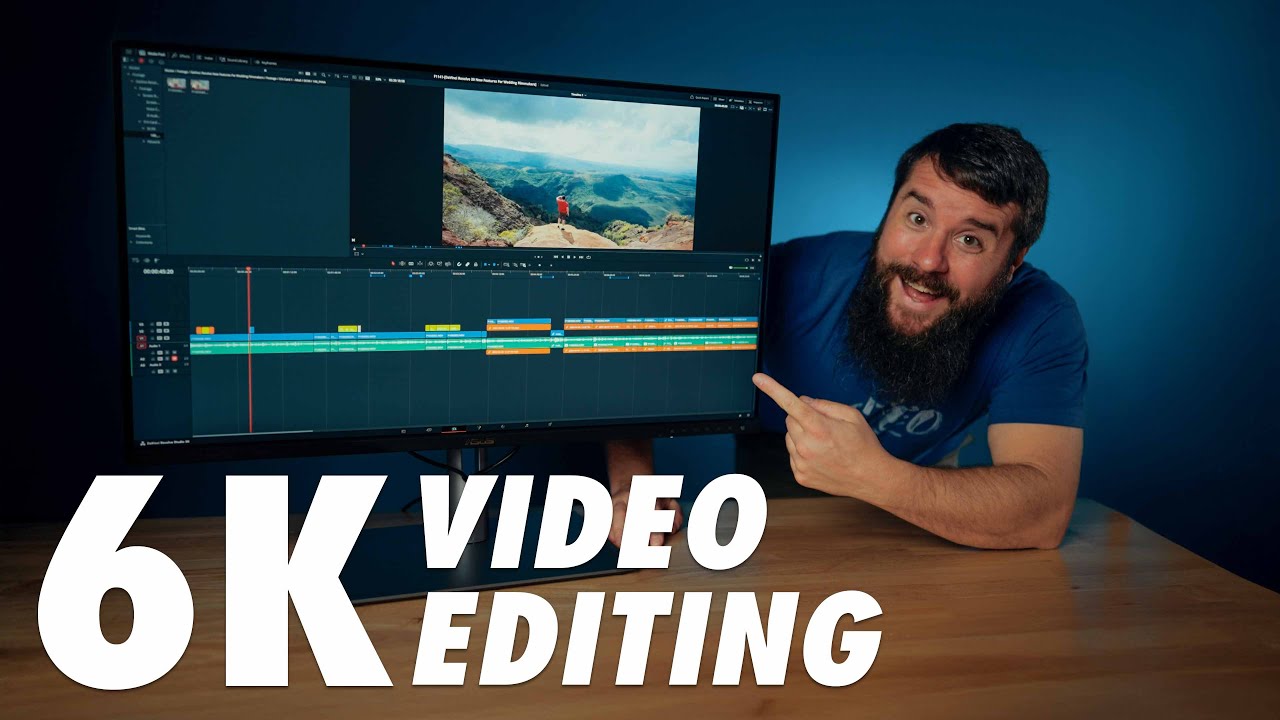 YouTube post by @whoismatt for Kondor Blue. Caption reads: ASUS ProArt 6K Review: The Ultimate Monitor for....