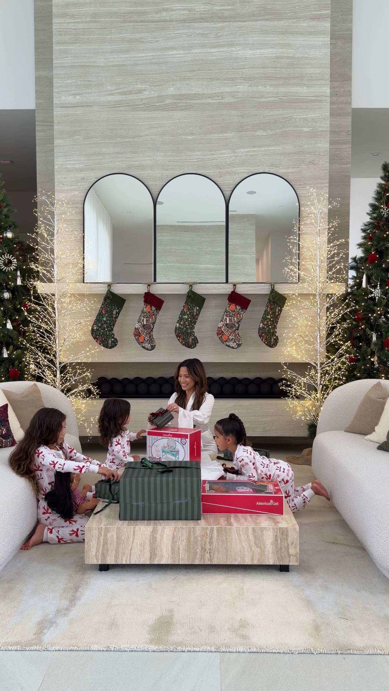 Instagram post by @jessimalay for American Girl. Caption reads: [...] at our girls favorite store, American Girl!....