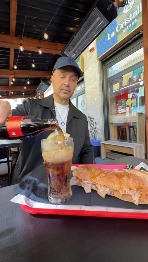Instagram post by @jbastianich for Coca-Cola. Caption reads: [...] My kind of fav day… 😜 Always con....
