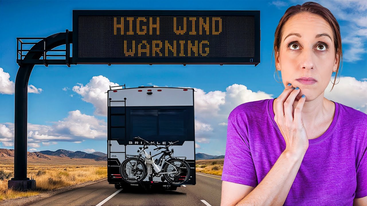 YouTube post by @OpenRoading for Battle Born Batteries. Caption reads: It’s TOO DANGEROUS to Drive (Brinkley Shakedown....