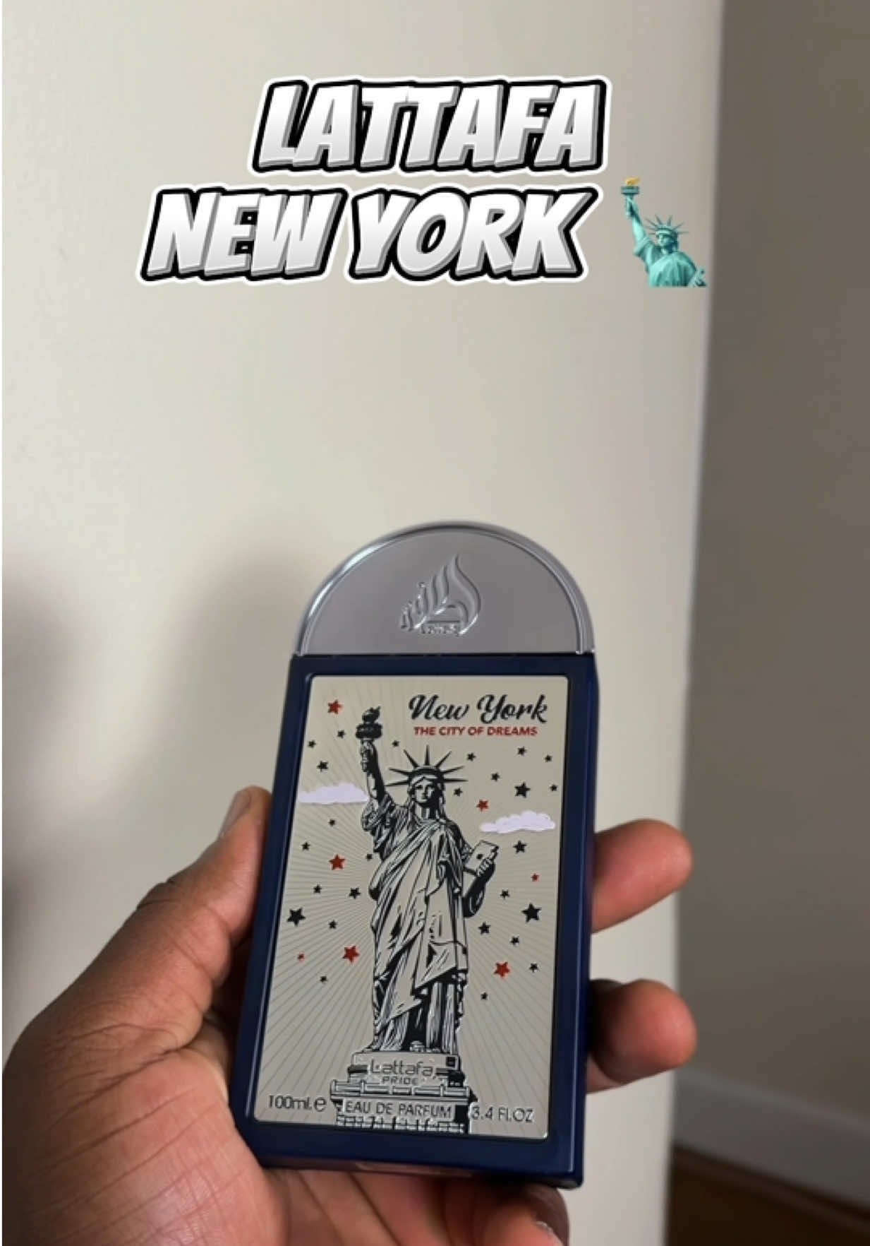 TikTok post by an influencer for Lattafa USA. Caption reads: [...] For A Fraction Of The Price @LATTAFA USA....