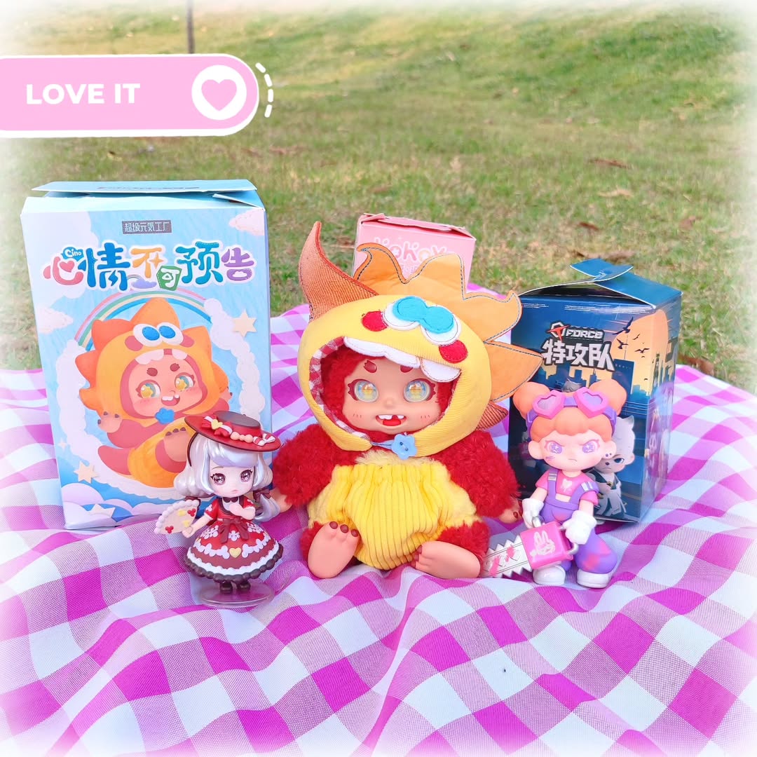 Instagram post by @joykerches_ for kikagoods. Caption reads: [...] me so happy with these Blind Box....