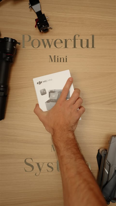 Instagram post by @toldbynick for DJI. Caption reads: [...] Mini Combo 🎤🎤 The Mic Mini (gen 1) by....