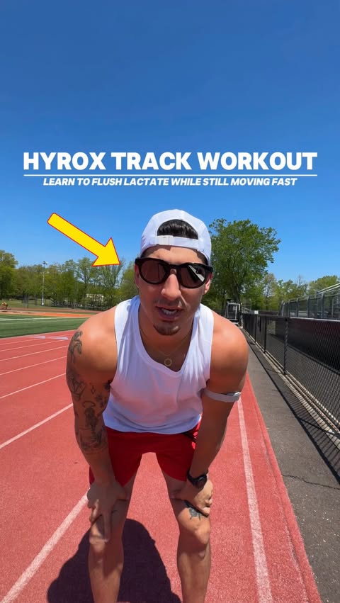 Instagram post by @matt_zelaya for Oakley. Caption reads: [...] session for HYROX with the help of my....
