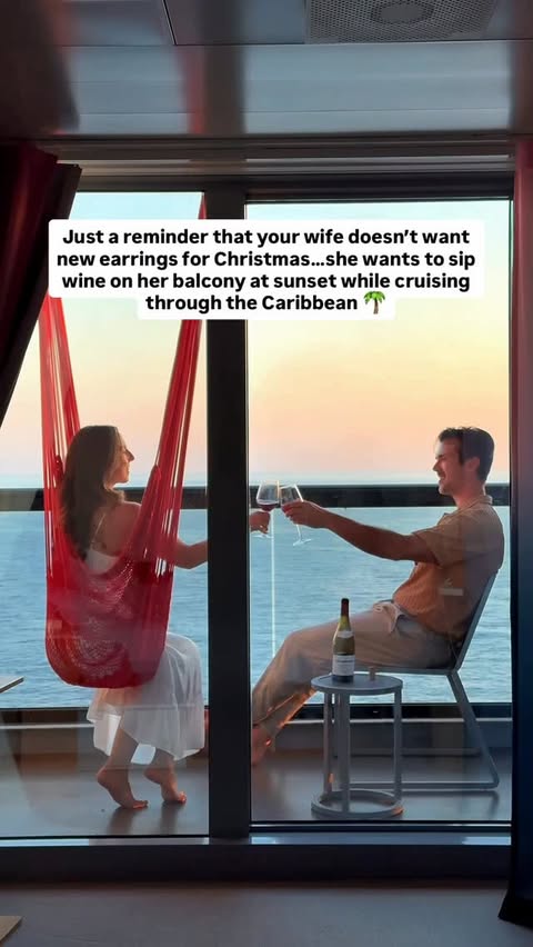 Instagram post by @theglobewanderers for Virgin Voyages. Caption reads: Make sure you give them this reminder that a 7....