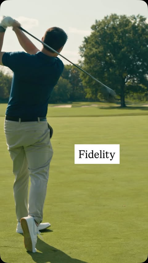Instagram post by @humphreytalks for Fidelity Investments. Caption reads: [...] you’d think. I hit the links with....