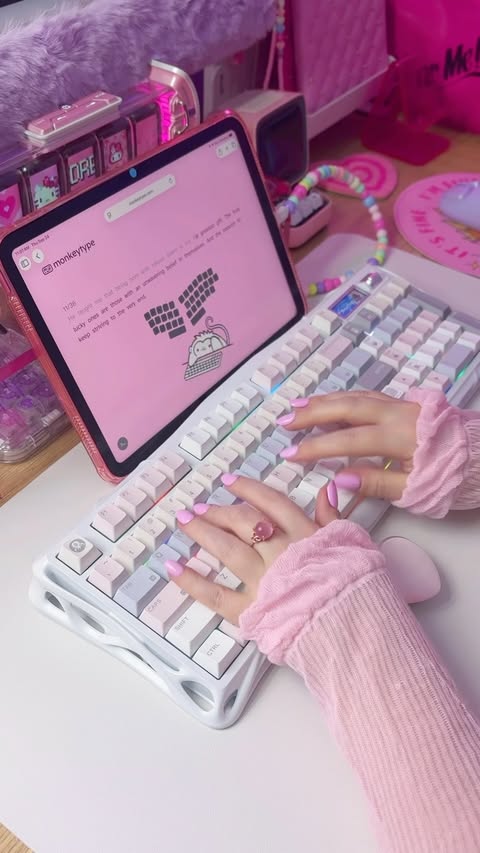 Instagram post by @daizedreams for GravaStar. Caption reads: [...] keyboard was sent to me by my sponsor....