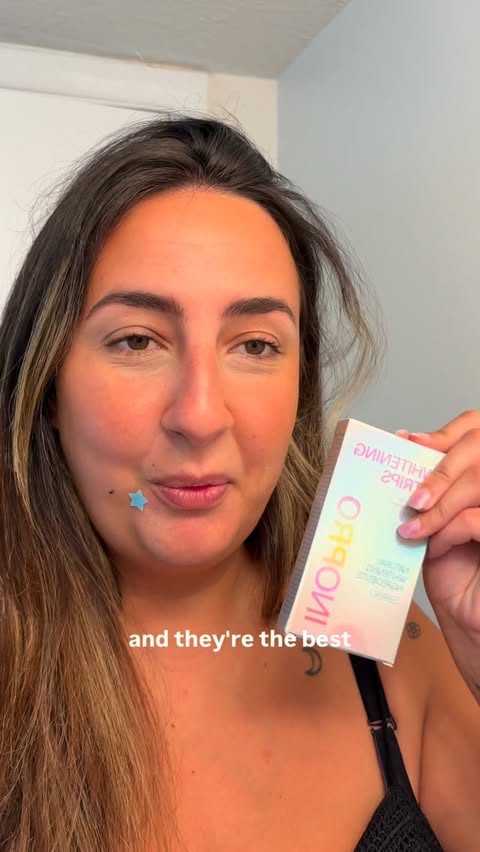 Instagram post by @gabiomg for Inopro. Caption reads: [...] making my teeth sensitive 🤍 been using....
