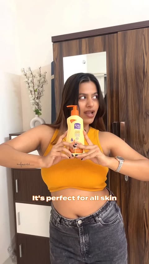 Instagram post by @basicallyjag for BoroPlus. Caption reads: [...] ☕🤍 Turns out my skin needed it more.....