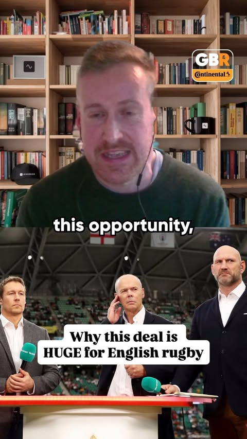 Instagram post by @mike_tindall12 for The Good, The Bad & The Rugby. Caption reads: The biggest move in English rugby for years? 🤔....