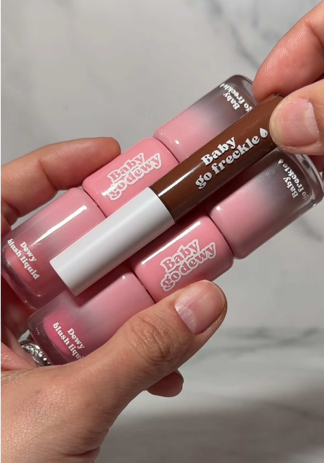 TikTok post by @ladybuttercakes for Babygodewy Beauty. Caption reads: Get sun-kissed all year round with....