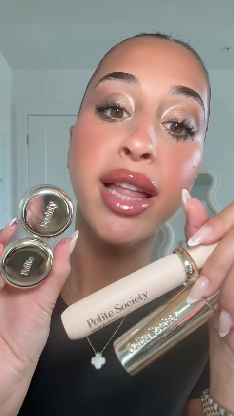 Instagram post by @grwtzi for Polite Society. Caption reads: #UltaBeautyPartner 3 @politesocietybeauty products....