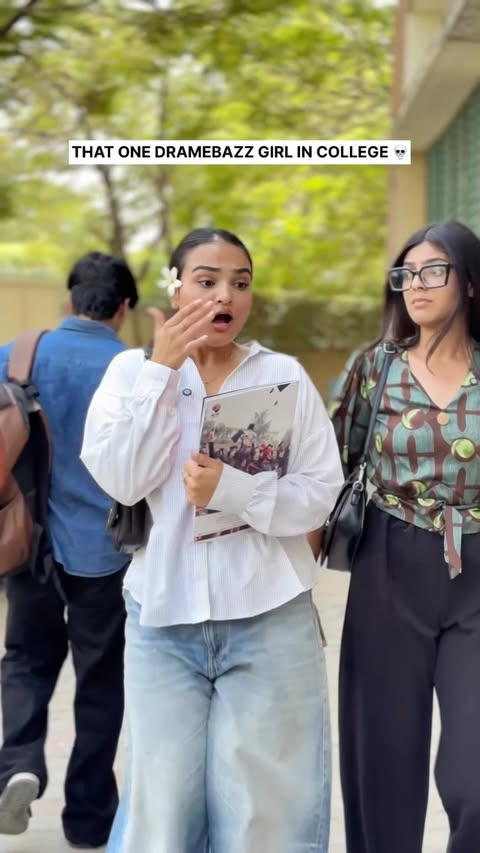 Instagram post by @yesravleen for Himalaya Face Care. Caption reads: Every college has that one girl Who brings the....