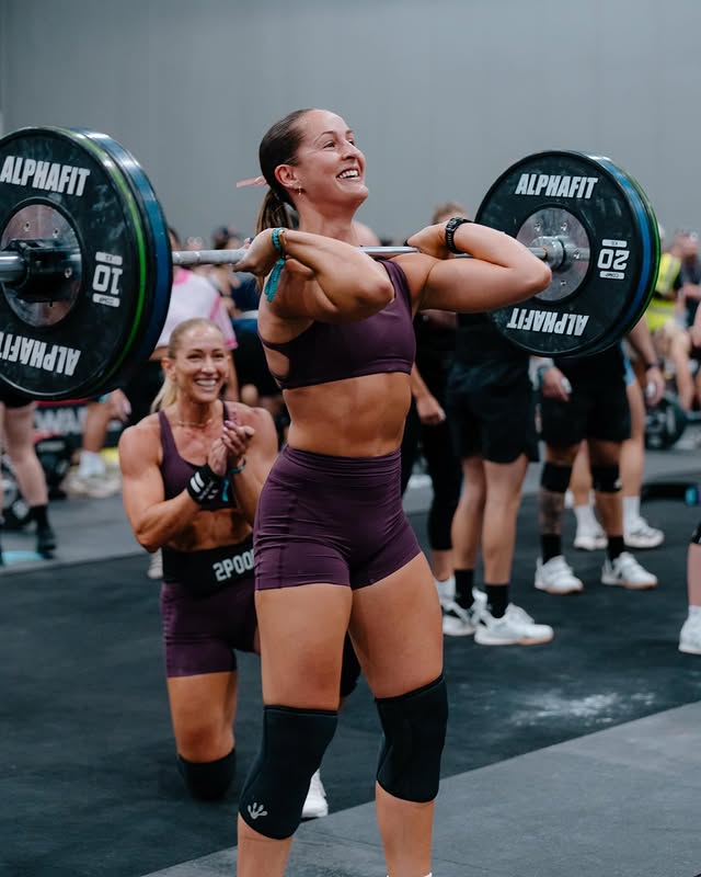 Instagram post by @abbeyhallfitness for LSKD. Caption reads: [...] that! ❤️‍🔥🚀 📸 @beccie.tsao @lskd #lskd....