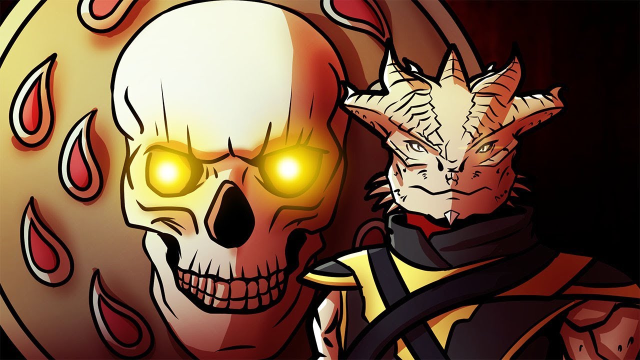 YouTube post by @FiguringOutFantasy for World Anvil. Caption reads: Exploring the ENTIRE Dark Urge Timeline.