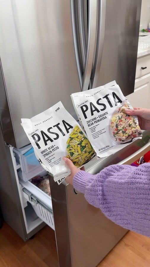 Instagram post by @briannabado for DAILY HARVEST. Caption reads: You guys need to try the yummiest smoothies and....