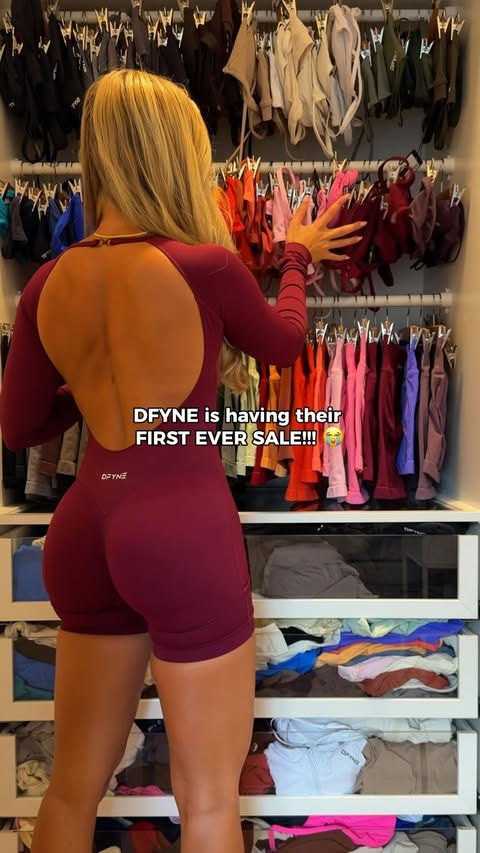Instagram post by @elinneagrahn for Dfyne. Caption reads: [...] guarantee stock will last that long 🤍....