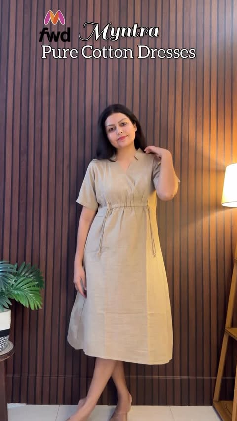 Instagram post by @khushbu_chaudharyy for fwd. Caption reads: Summer Dresses Under Budget 💸 @myntrafwd Comment....
