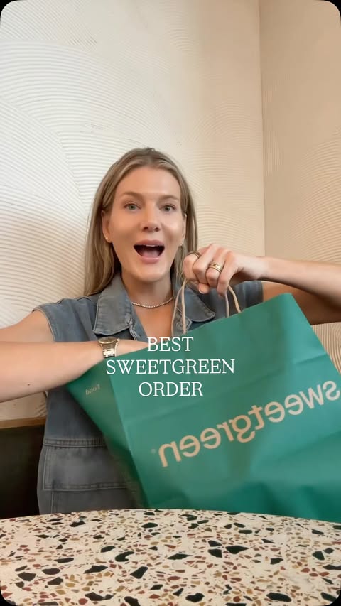 Instagram post by @blaircoooley for sweetgreen. Caption reads: The best @sweetgreen order! #sweetgreen....