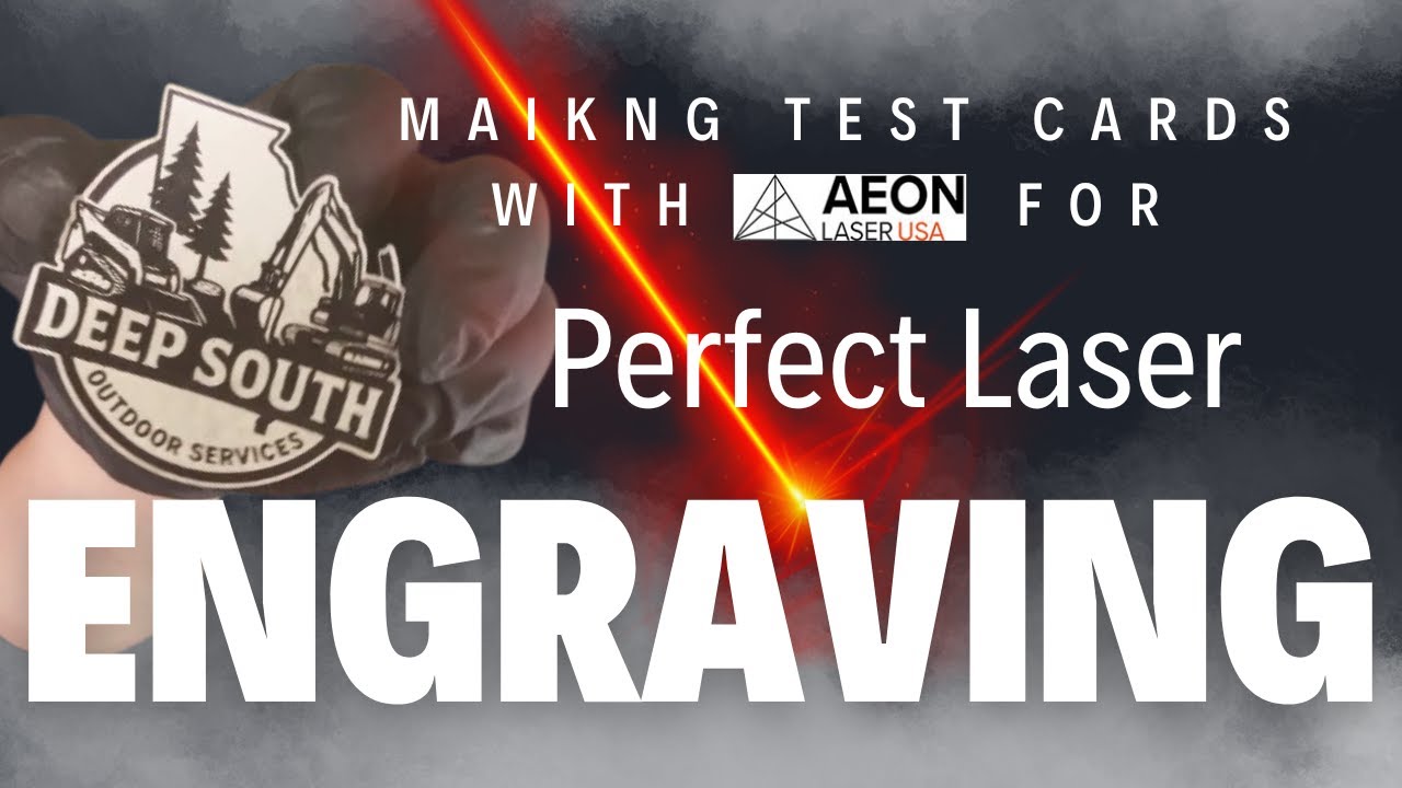 YouTube post by @HeartHustlePrinting for Ricoma. Caption reads: Laser Engraving Mistakes? Try This First!.