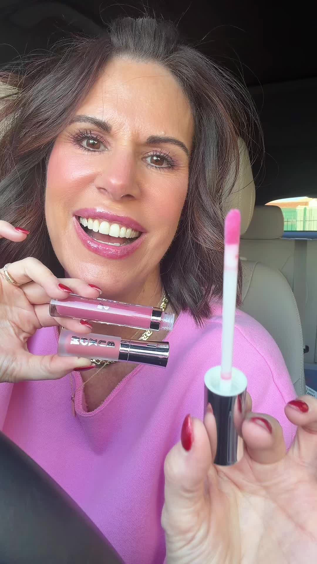 TikTok post by @carmen_helena for BUXOM Cosmetics. Caption reads: [...] moment starts here! @buxomcosmetics....